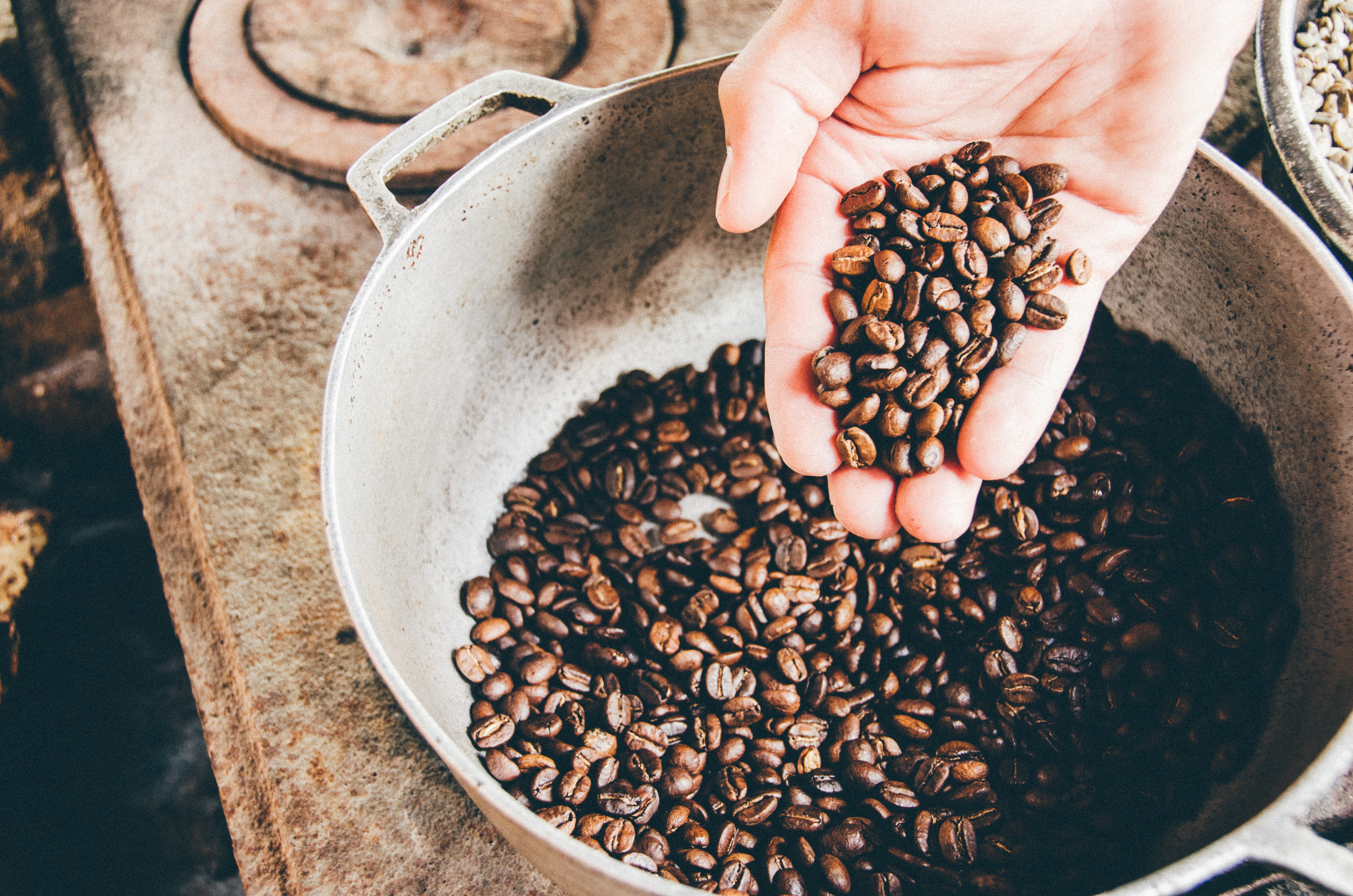 Coffee grains